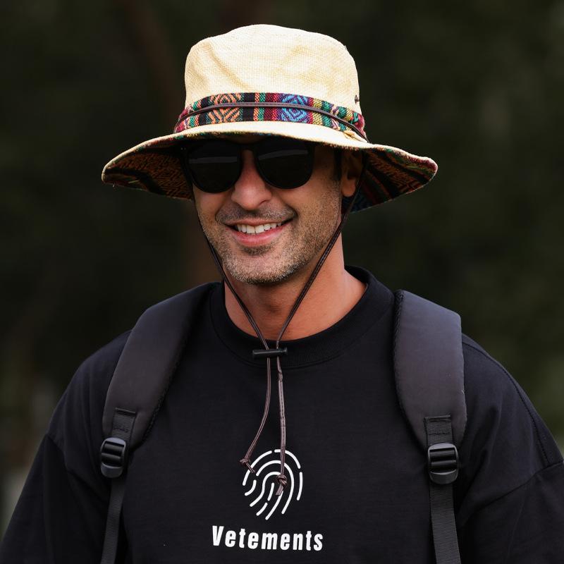 Spring Summer Hats For Men Bucket Hat Men Women Ethnic Style Cowboy Fisherman Cap Retro Outdoor Big Brim Sunshade Mountaineering 56-60cm чорний
Spring Summer Hats For Men Bucket Hat Men Women Ethnic Style Cowboy Fisherman Cap Retro Outdoor Big Brim Sunshade Mountaineering 56-60cm чорний