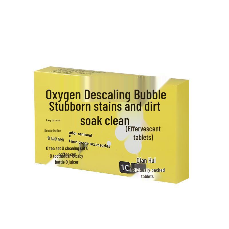 Effervescent Descaling Bubble Tablets - Tea Cup & Water Cup Stain Cleaner
Effervescent Descaling Bubble Tablets - Tea Cup & Water Cup Stain Cleaner