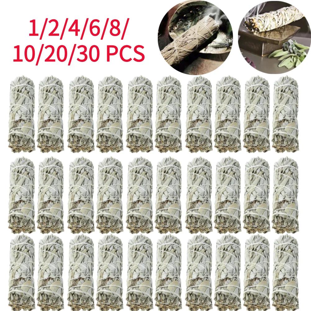 1-30Pcs Incense White Sage Bundle Smudge Sticks Pure Leaf Smoky Purification Meditation Portable Energy Cleansing Bundles 1pcs
1-30Pcs Incense White Sage Bundle Smudge Sticks Pure Leaf Smoky Purification Meditation Portable Energy Cleansing Bundles 1pcs