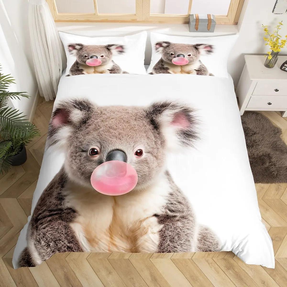 Cute Koala Duvet Cover Twin SizePink Air Balloon Bedding Set Watercolor Flower Animals Comforter Cover Cartoon Quilt Cover AU King(245*210cm)3pcs
Cute Koala Duvet Cover Twin SizePink Air Balloon Bedding Set Watercolor Flower Animals Comforter Cover Cartoon Quilt Cover AU King(245*210cm)3pcs