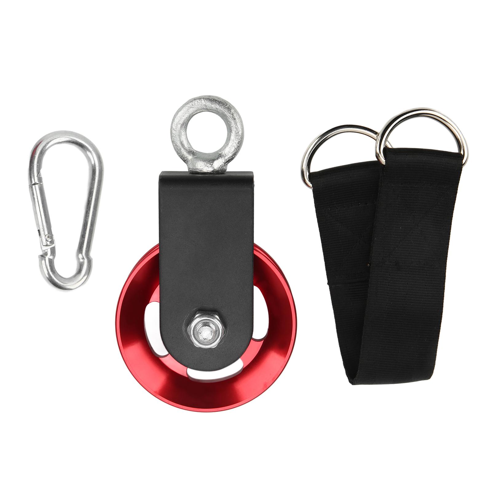 Cable Gym Fitness Pulley Small Hanging Pulley 360 Degree Rotating Silent for Home DIY ProjectsRed
Cable Gym Fitness Pulley Small Hanging Pulley 360 Degree Rotating Silent for Home DIY ProjectsRed