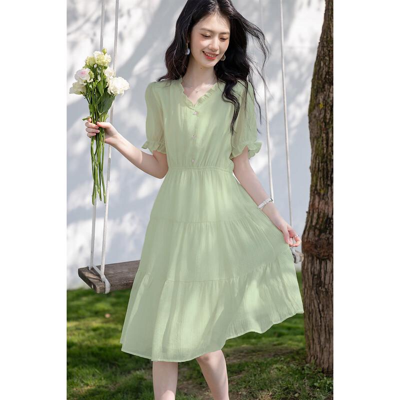 Mokana Women s Casual Short Sleeve Midi Dress MKNJD3680 S
Mokana Women s Casual Short Sleeve Midi Dress MKNJD3680 S