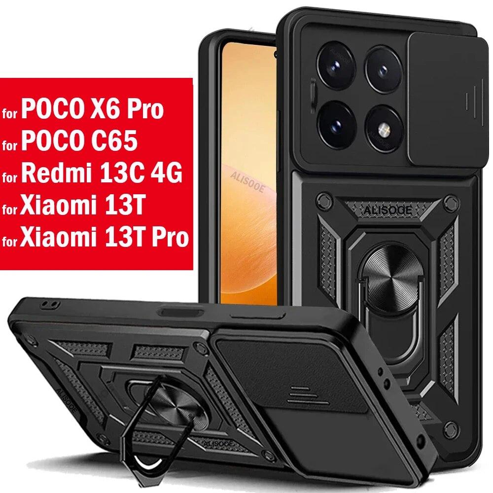 Чехол для POCO X6 Pro C65, защитное кольцо для объектива камеры, чехол-подставка для Xiaomi 13T Redmi 13C Note 13 Pro Plus, чехол
Чехол для POCO X6 Pro C65, защитное кольцо для объектива камеры, чехол-подставка для Xiaomi 13T Redmi 13C Note 13 Pro Plus, чехол