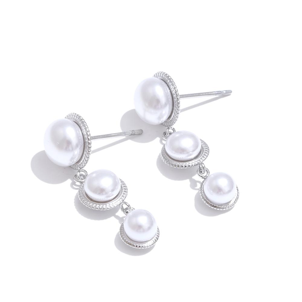 Yhpup Fashion Stainless Steel Imitation Pearls Small Drop Dangle Earrings Daily Wear Korean Popular Elegance Chic Jewelry Gift
Yhpup Fashion Stainless Steel Imitation Pearls Small Drop Dangle Earrings Daily Wear Korean Popular Elegance Chic Jewelry Gift