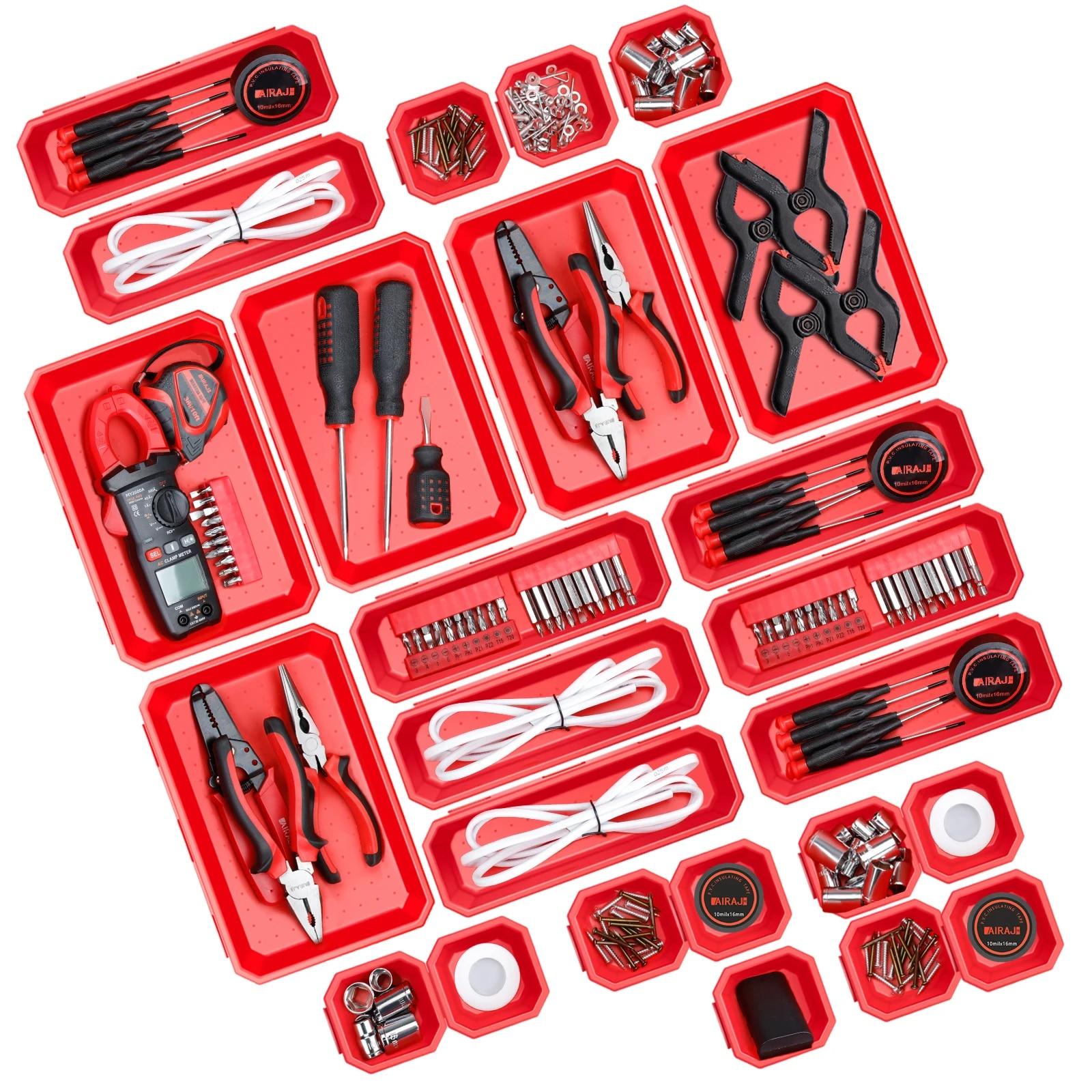 AIRAJ Multifunctional Tool Box Organisers PP Material for Organisation and Storage Organiser for Drawers,Cupboards Etc. (Red)
AIRAJ Multifunctional Tool Box Organisers PP Material for Organisation and Storage Organiser for Drawers,Cupboards Etc. (Red)