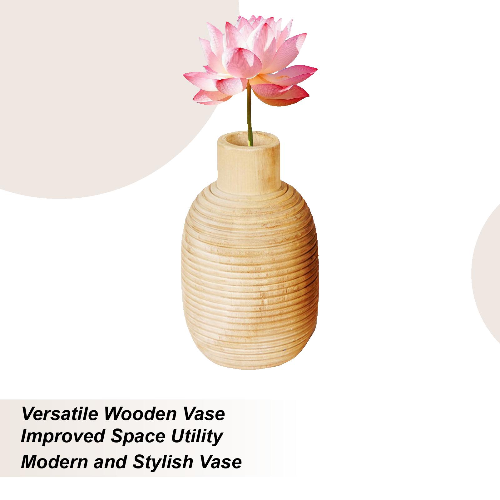 Wooden Vase Wood Vase For Dry Flower Table Ornament Plant Container Farmhouse Supplies For Dining Room Living Room Entryway CHINA
Wooden Vase Wood Vase For Dry Flower Table Ornament Plant Container Farmhouse Supplies For Dining Room Living Room Entryway CHINA
