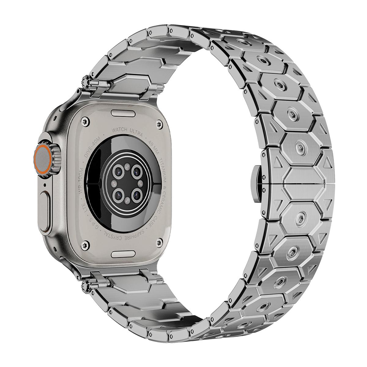 Luxury Titanium Color Strap for Apple Watch 10 Ultra 2 Band 49mm 45mm 44mm 42 Metal Stainless Steel Bracelet Iwatch 9 8 7 6 5 SE 38 40 41 mm
Luxury Titanium Color Strap for Apple Watch 10 Ultra 2 Band 49mm 45mm 44mm 42 Metal Stainless Steel Bracelet Iwatch 9 8 7 6 5 SE 38 40 41 mm