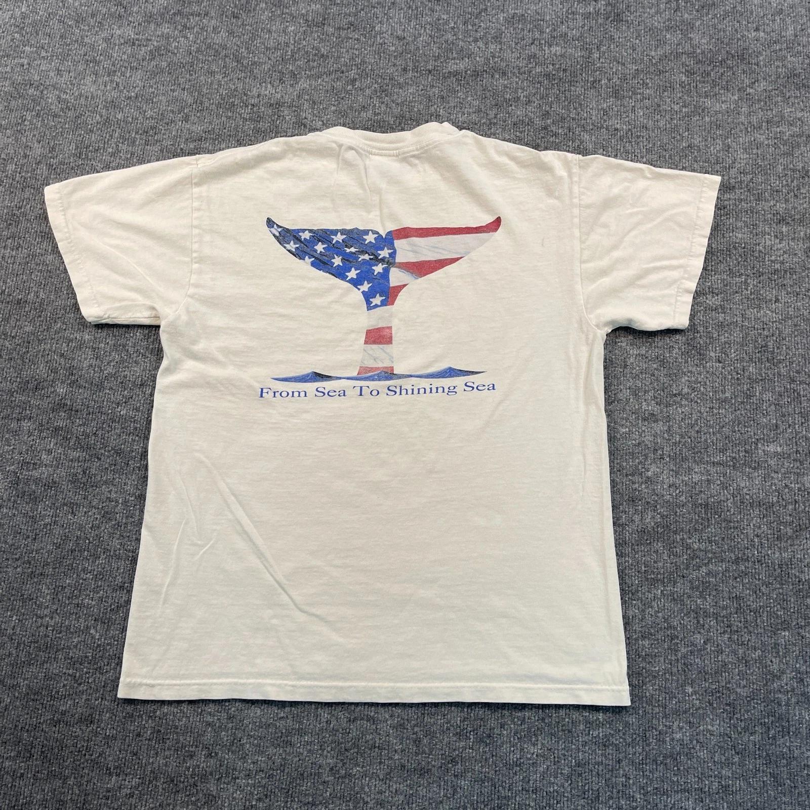 Vintage 90s Whale Tail American Flag Shirt Medium 20x25 Sea-World XL
Vintage 90s Whale Tail American Flag Shirt Medium 20x25 Sea-World XL