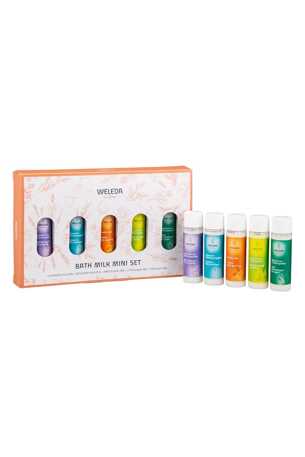WELEDA Bath Milk Mini Set N Bath Cosmetics Ассортимент Подарочный Подарок Пробное время для ванны Лаванда Розмарин Арника Цитрус Пихта Натурального происхождения оранжевый
WELEDA Bath Milk Mini Set N Bath Cosmetics Ассортимент Подарочный Подарок Пробное время для ванны Лаванда Розмарин Арника Цитрус Пихта Натурального происхождения оранжевый