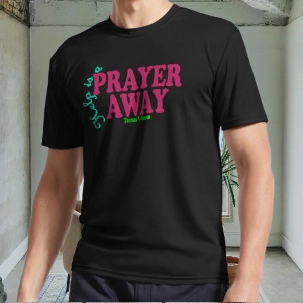 New Help is a prayer away Active Logo Men s Black T shirt Funny Size S to 5XL 4XL
New Help is a prayer away Active Logo Men s Black T shirt Funny Size S to 5XL 4XL