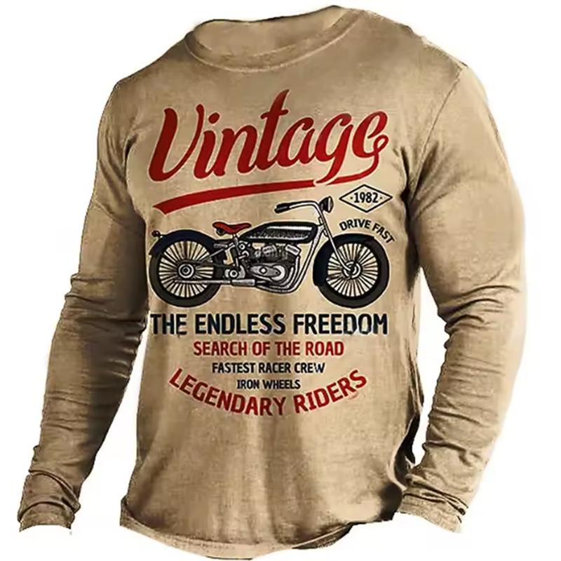 Comfortable Men s Long Sleeve T-Shirt Round Neck Summer Design Vintage Car Pattern 100%Polyester Suitable for Outdoors 3XL
Comfortable Men s Long Sleeve T-Shirt Round Neck Summer Design Vintage Car Pattern 100%Polyester Suitable for Outdoors 3XL