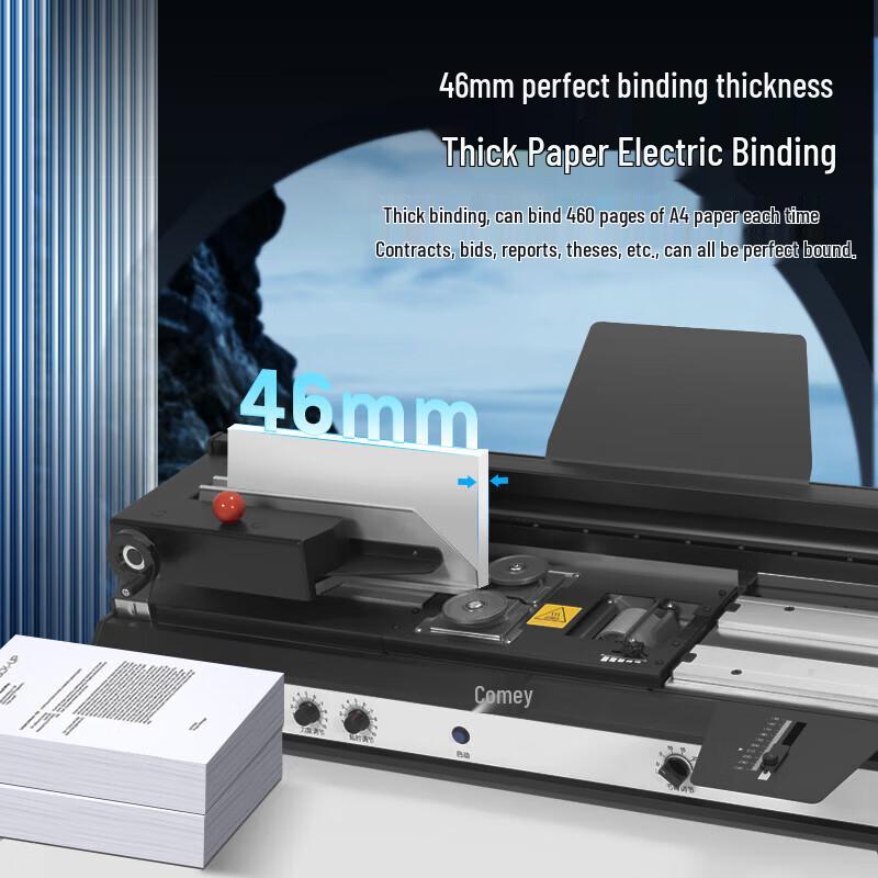 Comet CJ-4610A Hot Melt Glue Binding Machine CN plug (adapter included)
Comet CJ-4610A Hot Melt Glue Binding Machine CN plug (adapter included)