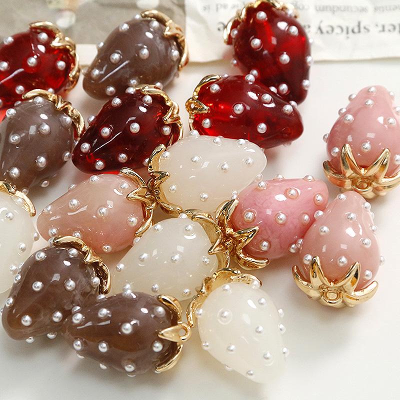 1Pc Bling Handmade Earring Fashion 3D Strawberry Colorful Resin DIY Jewelry Accessories Charms Large Size 1Pc
1Pc Bling Handmade Earring Fashion 3D Strawberry Colorful Resin DIY Jewelry Accessories Charms Large Size 1Pc