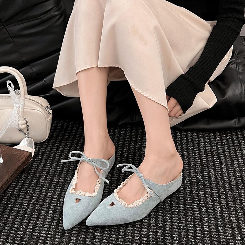 Baotou lace flat bottom pointed half slippers women s 2025 new summer outer wear inner height increase lazy muller single shoes 35
Baotou lace flat bottom pointed half slippers women s 2025 new summer outer wear inner height increase lazy muller single shoes 35
