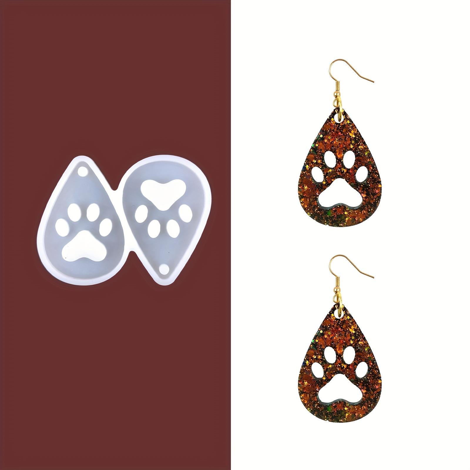 Sunshine Sky Silicone Dog Paw Print Earring Mold, Oval Shaped Handmade DIY Epoxy Resin Casting Mould for Jewelry Making
Sunshine Sky Silicone Dog Paw Print Earring Mold, Oval Shaped Handmade DIY Epoxy Resin Casting Mould for Jewelry Making