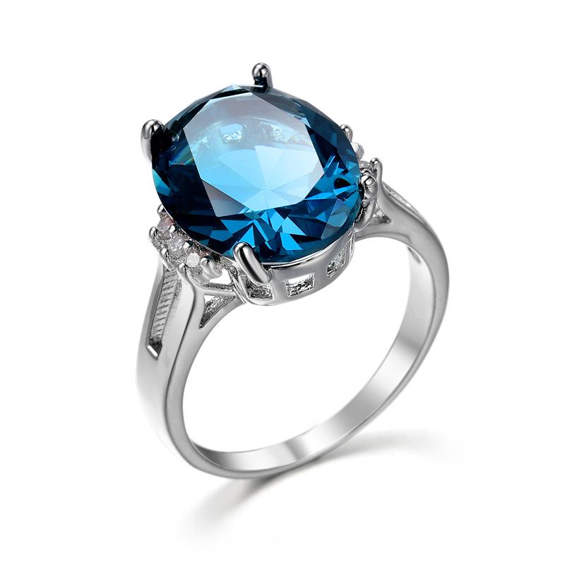 Mexican Blue Zircon Jewelry Rings – Popular European & American Design Size 6 темно-синього кольору
Mexican Blue Zircon Jewelry Rings – Popular European & American Design Size 6 темно-синього кольору