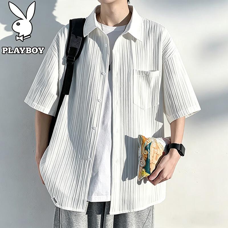 PLAYBOY Men s Short-Sleeve Casual Lapel Shirt 5XL
PLAYBOY Men s Short-Sleeve Casual Lapel Shirt 5XL