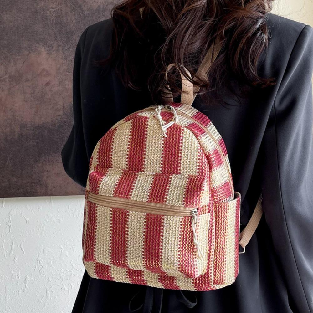 Bohemian Grass Woven Backpack Large Capacity School Bags Portable Travel Backpack Ladies
Bohemian Grass Woven Backpack Large Capacity School Bags Portable Travel Backpack Ladies