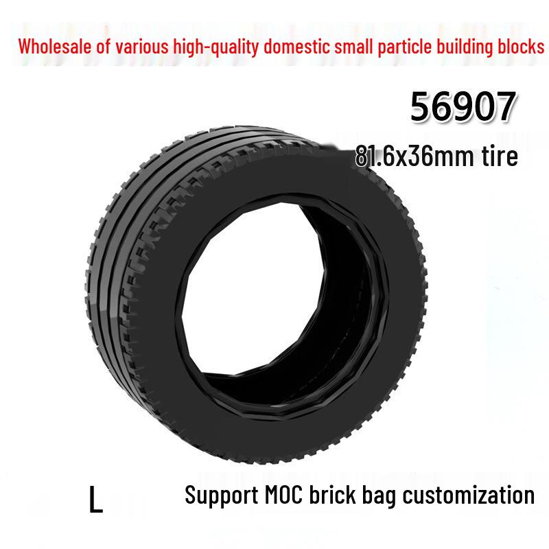 Compatible MOC Science & Education Building Blocks with 81.6x36mm Wheel Skin Random Color Fast Shipping
Compatible MOC Science & Education Building Blocks with 81.6x36mm Wheel Skin Random Color Fast Shipping