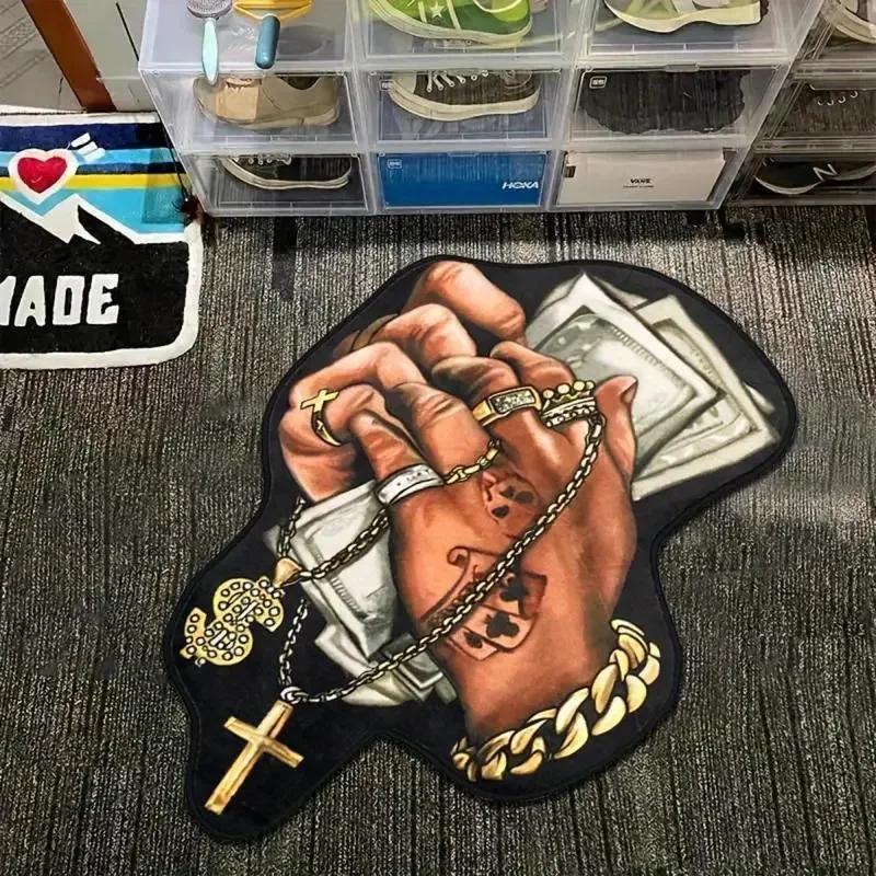 Creative Dollar Imitation Cashmere Carpet Bedroom Irregular Soft Bed Blanket Home Decor Bathroom Entrance Floor Mat Carpet 40x60cm 16x24inch
Creative Dollar Imitation Cashmere Carpet Bedroom Irregular Soft Bed Blanket Home Decor Bathroom Entrance Floor Mat Carpet 40x60cm 16x24inch