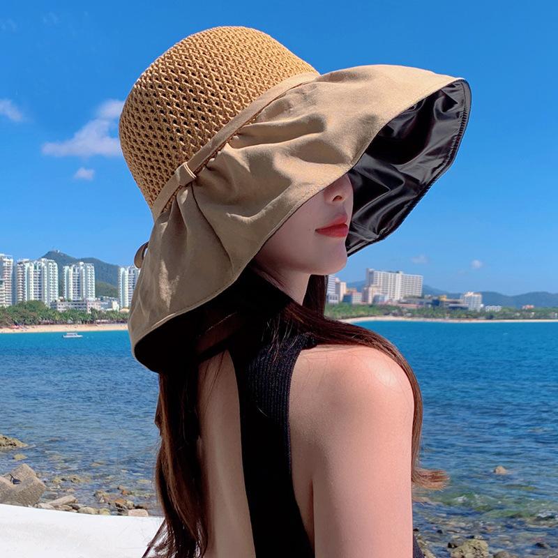 Summer new big brim sun hat women s sunscreen bucket hat hollow breathable beach hat versatile sun hat
Summer new big brim sun hat women s sunscreen bucket hat hollow breathable beach hat versatile sun hat