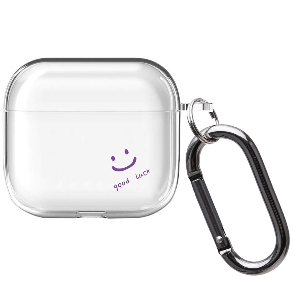 Чехол ONLYOU Airpods4, милый, стильный, корейский, TPU, дизайн с улыбкой, прозрачный, чехол для Airpods Pro, женский, подходящий чехол для наушников, карабин, крючок, Нико-чан фиолетовый
Чехол ONLYOU Airpods4, милый, стильный, корейский, TPU, дизайн с улыбкой, прозрачный, чехол для Airpods Pro, женский, подходящий чехол для наушников, карабин, крючок, Нико-чан фиолетовый