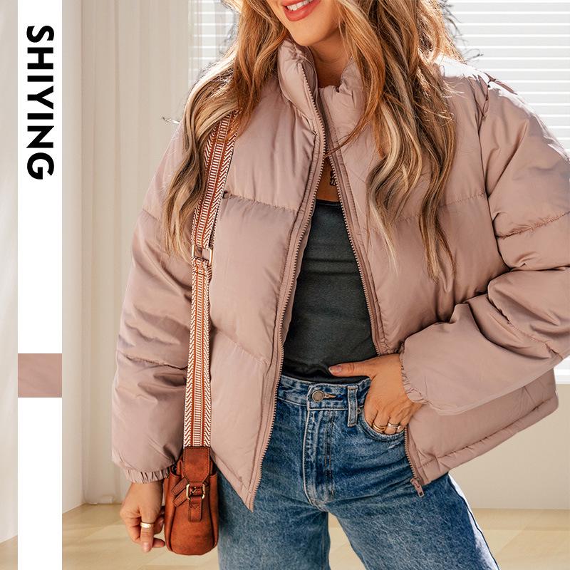 Shiying Women s Trendy Korean-Style Cotton Jacket - Short, Loose, Thick, Stand-up Collar Outerwear Extra Large абрикосовый/розовый
Shiying Women s Trendy Korean-Style Cotton Jacket - Short, Loose, Thick, Stand-up Collar Outerwear Extra Large абрикосовый/розовый