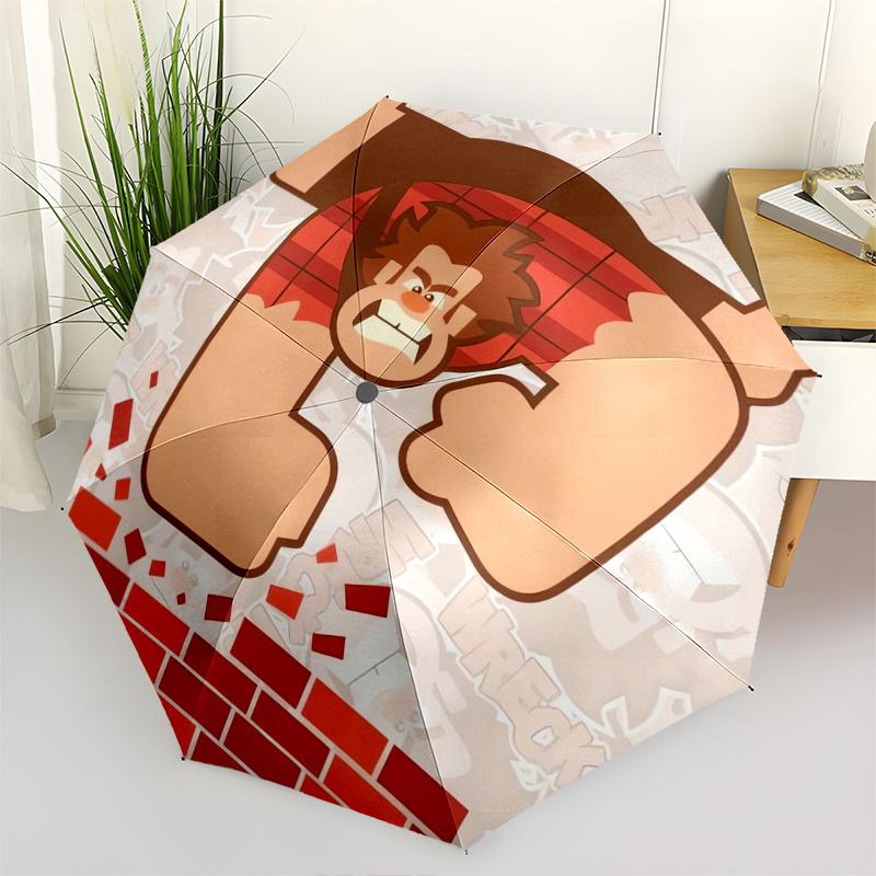 Wreck-It Ralph,Cartoon Character Automatic Opening and Closing Umbrella - 8-rib Folding Design, Lightweight and Portable, Suitable for Daily
Wreck-It Ralph,Cartoon Character Automatic Opening and Closing Umbrella - 8-rib Folding Design, Lightweight and Portable, Suitable for Daily