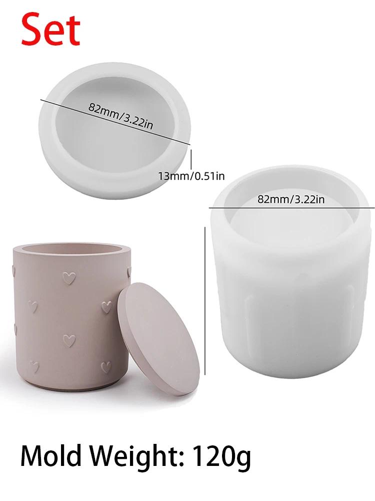 New Jewelry Storage Box Silicone Mold With Lid DIY Handmade Candle Cup Aroma Jar Gypsum Resin Molds Home Decor Craft Tools
New Jewelry Storage Box Silicone Mold With Lid DIY Handmade Candle Cup Aroma Jar Gypsum Resin Molds Home Decor Craft Tools