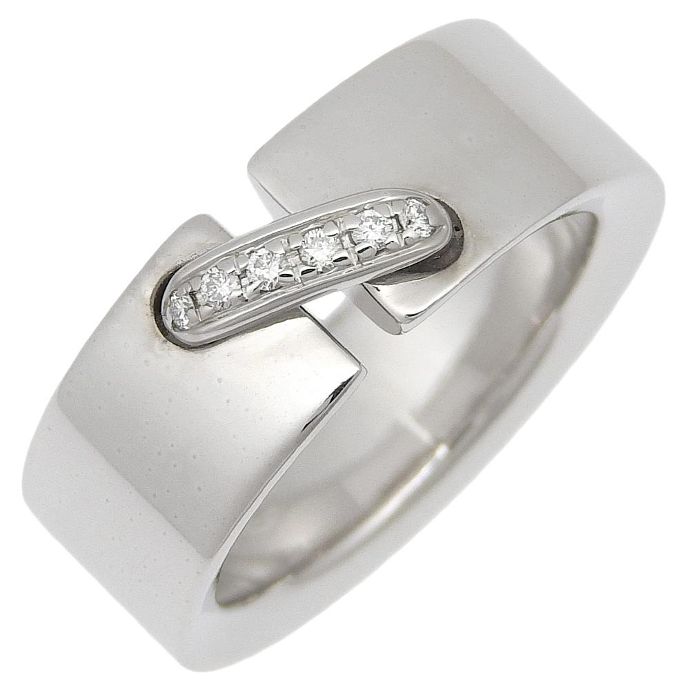 Chaumet Lian Ring 080094-046 K18 white gold/diamond #3.7(US Size) 7.5g Women Used
Chaumet Lian Ring 080094-046 K18 white gold/diamond #3.7(US Size) 7.5g Women Used