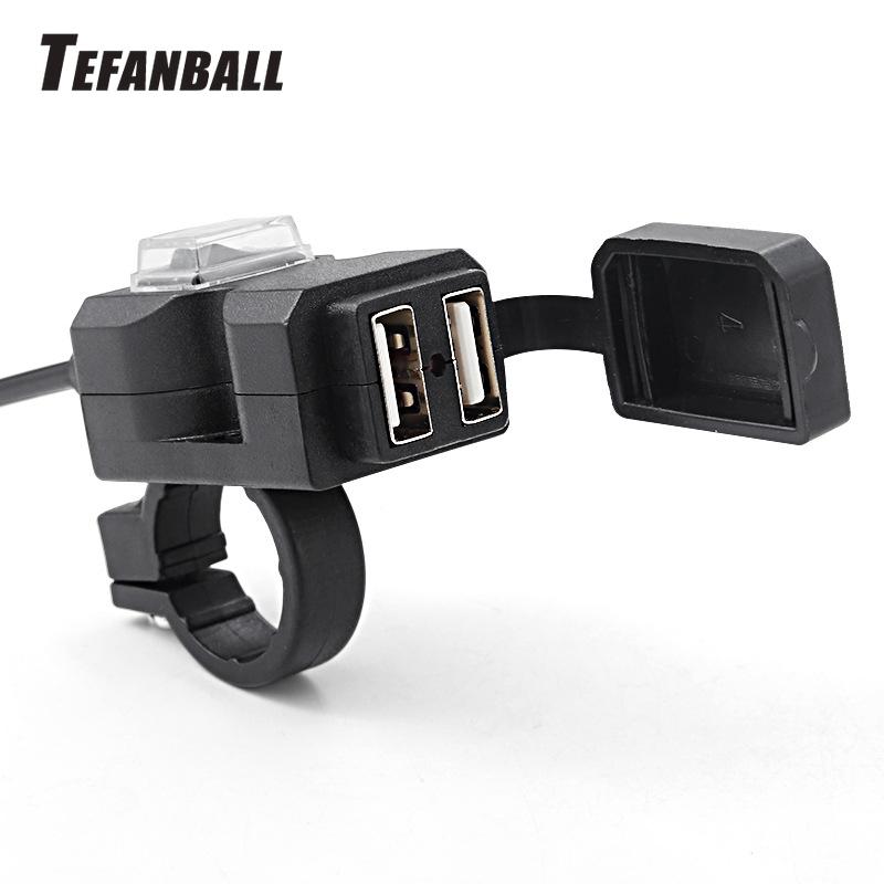 USB-разъем для мотоцикла для телефона, GPS, зарядное устройство на руль мотоцикла, 5 В, 1A/2,1A, адаптер питания, розетка, водонепроницаемая, двойной USB
USB-разъем для мотоцикла для телефона, GPS, зарядное устройство на руль мотоцикла, 5 В, 1A/2,1A, адаптер питания, розетка, водонепроницаемая, двойной USB