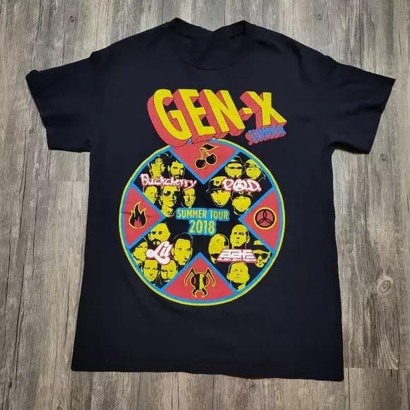 SALE Vtg Gen X Summer Tour Band Cotton Black Full Size Unisex Shirt Unisex T-Shirt S
SALE Vtg Gen X Summer Tour Band Cotton Black Full Size Unisex Shirt Unisex T-Shirt S