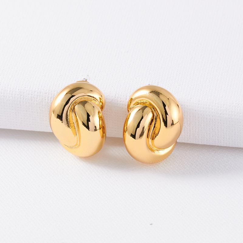 925 Silver Post Double-Strand Metal Wrap Stud Earrings - French Style Vintage High-End Jewelry золотой
925 Silver Post Double-Strand Metal Wrap Stud Earrings - French Style Vintage High-End Jewelry золотой