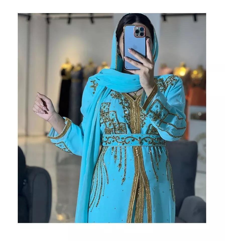 Бирюзовое платье Марокканское длинное кимоно Абая Повседневное платье Кафтан Дубай XL синий
Бирюзовое платье Марокканское длинное кимоно Абая Повседневное платье Кафтан Дубай XL синий