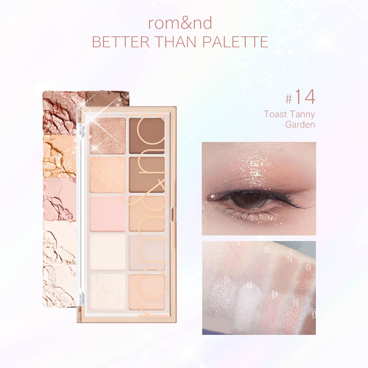 Rom&nd Romand BETTER THAN PALETTE 6-8.5g/0.21-0.3oz (8 Color Options)
Rom&nd Romand BETTER THAN PALETTE 6-8.5g/0.21-0.3oz (8 Color Options)