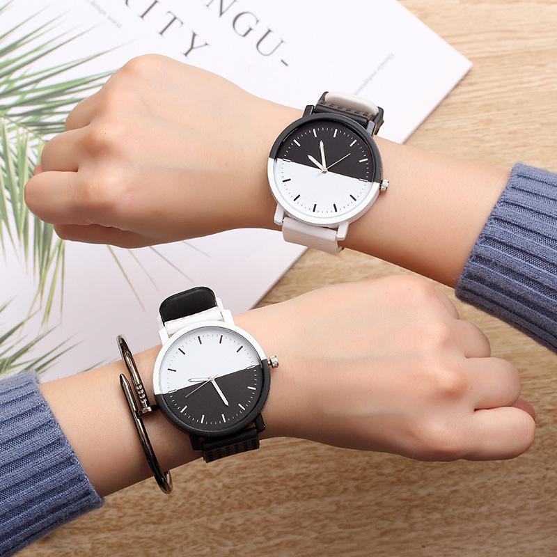 Korean Style Men s & Women s Trendy Couple Watches - Black & White, Retro, Casual, Big Dial, Quartz for Students
Korean Style Men s & Women s Trendy Couple Watches - Black & White, Retro, Casual, Big Dial, Quartz for Students