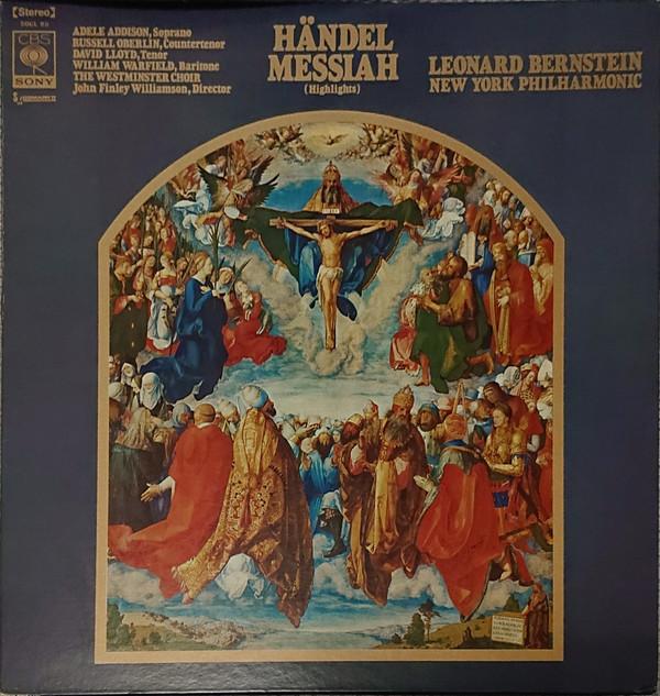 LP Record LEONARD BERNSTEIN - Handel Messiah (Highlights) SOCL80 CBS/Sony - Japan Classical Used
LP Record LEONARD BERNSTEIN - Handel Messiah (Highlights) SOCL80 CBS/Sony - Japan Classical Used