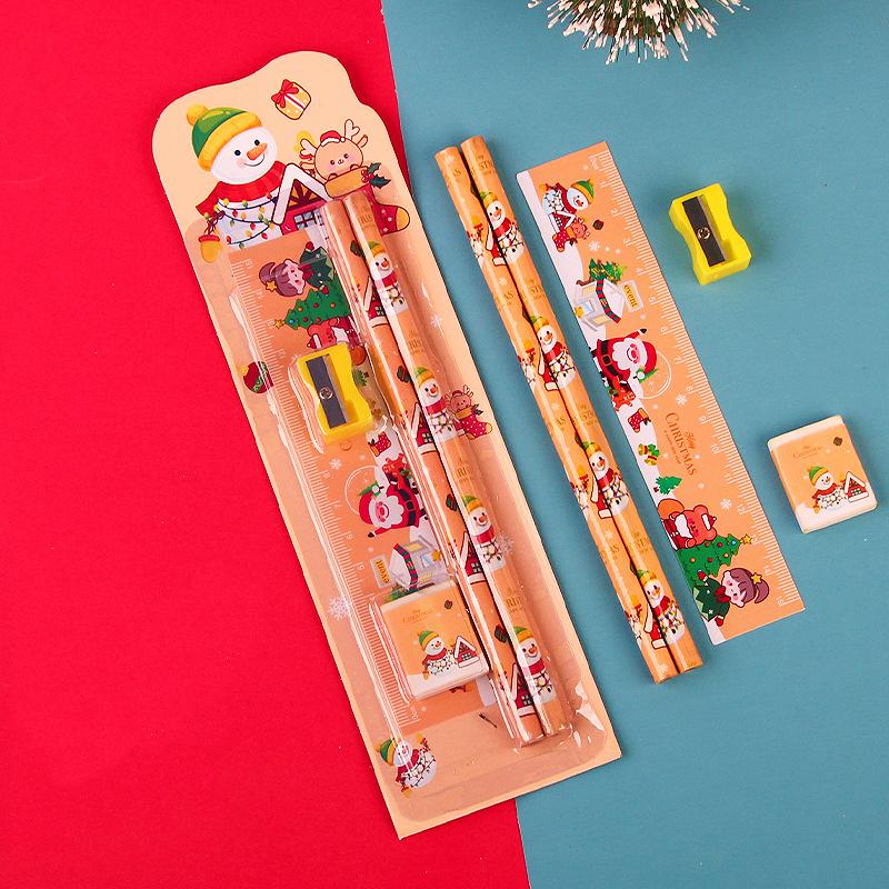 Christmas Card Five-piece Set Pencil Set Desk Organization Supplies Primary School Students Pencil Set Cute Pencil Holders жовтий
Christmas Card Five-piece Set Pencil Set Desk Organization Supplies Primary School Students Pencil Set Cute Pencil Holders жовтий