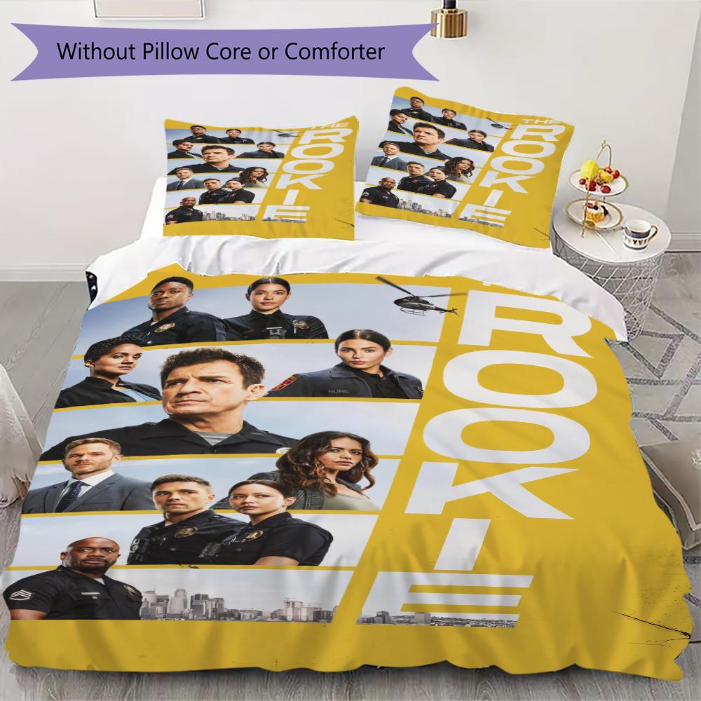 THE ROOKIE Pattern Bedding uilt Set uilt Cover Pillowcase Home Decoration Birthday Gift (1 * duvet cover + 2 * pillowcase without core)93 155x200cm
THE ROOKIE Pattern Bedding uilt Set uilt Cover Pillowcase Home Decoration Birthday Gift (1 * duvet cover + 2 * pillowcase without core)93 155x200cm
