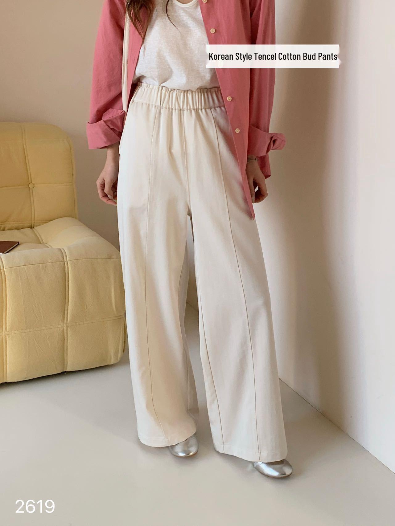 Tencel Cotton Waist Casual Pants for Kids - Korean Style, Loose, Versatile, Straight Leg (Spring 2026). XL (63-72 kg) брудно-білий
Tencel Cotton Waist Casual Pants for Kids - Korean Style, Loose, Versatile, Straight Leg (Spring 2026). XL (63-72 kg) брудно-білий
