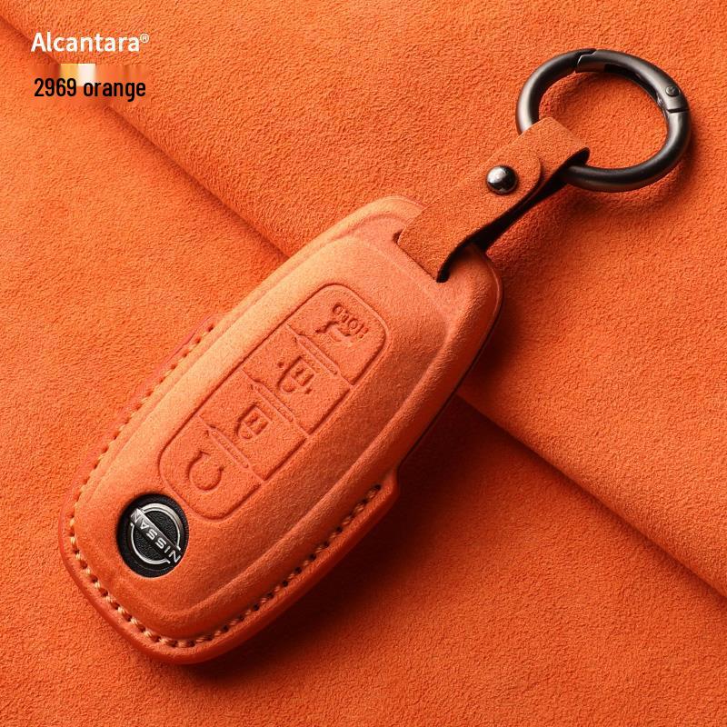 Nissan Teana/X-Trail/Qashqai/Tiida Key Case: Suede, Full Coverage, Tanlu Buckle N/A
Nissan Teana/X-Trail/Qashqai/Tiida Key Case: Suede, Full Coverage, Tanlu Buckle N/A