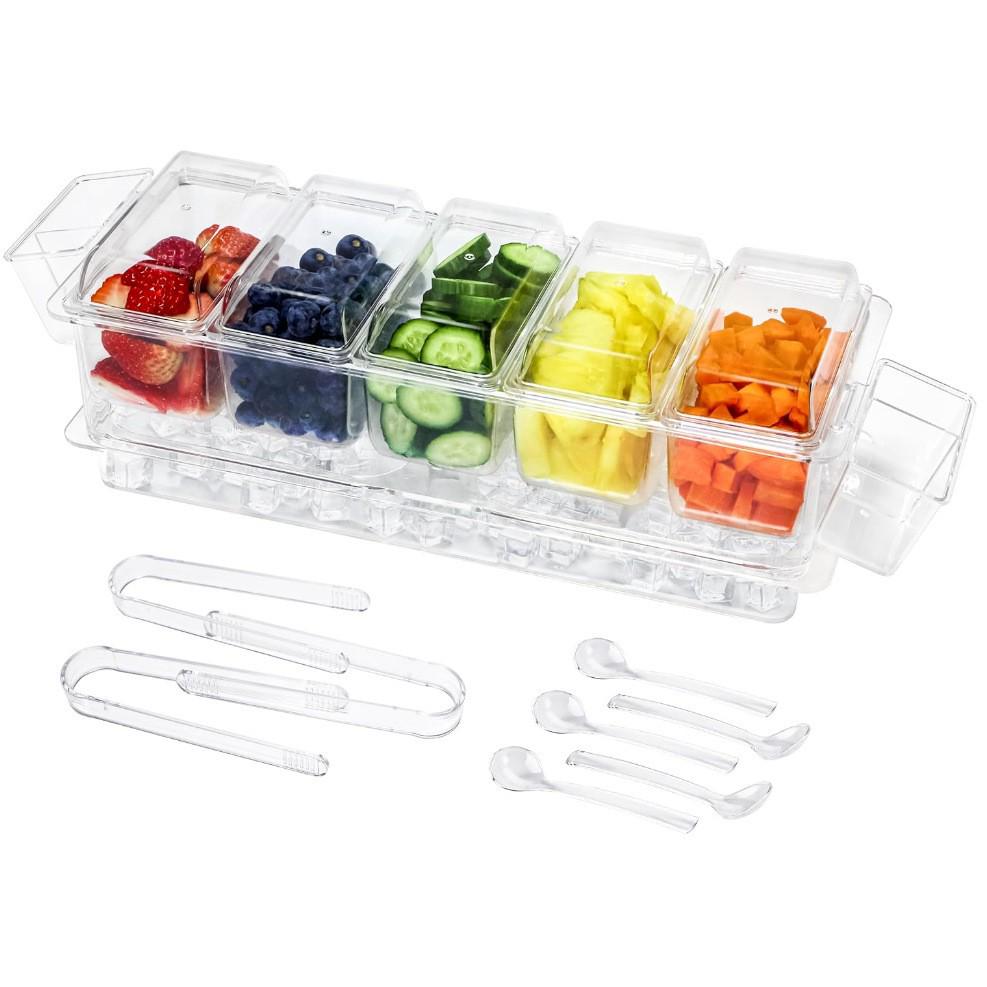 5-Compartment Freezer Storage Box for Fruits and Seasonings Basic (No Accessories)
5-Compartment Freezer Storage Box for Fruits and Seasonings Basic (No Accessories)
