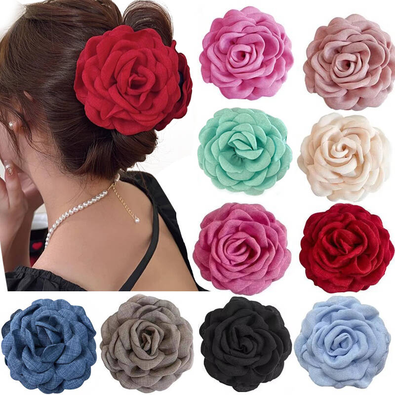 Solid Color Fabric Wers Large Claws For Women New Sweet Shark Clip French Wer Haripins Elegant Hair Accessories
Solid Color Fabric Wers Large Claws For Women New Sweet Shark Clip French Wer Haripins Elegant Hair Accessories