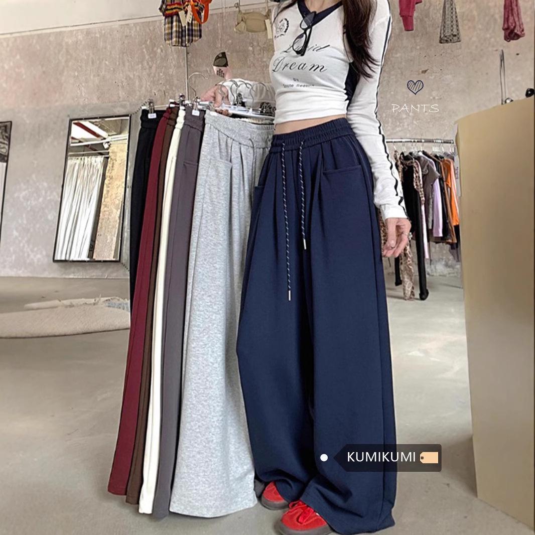 Women s High Waist Gray Autumn Sweatpants - Wide Leg, Straight, Floor-Length Draping Pants 4XL
Women s High Waist Gray Autumn Sweatpants - Wide Leg, Straight, Floor-Length Draping Pants 4XL