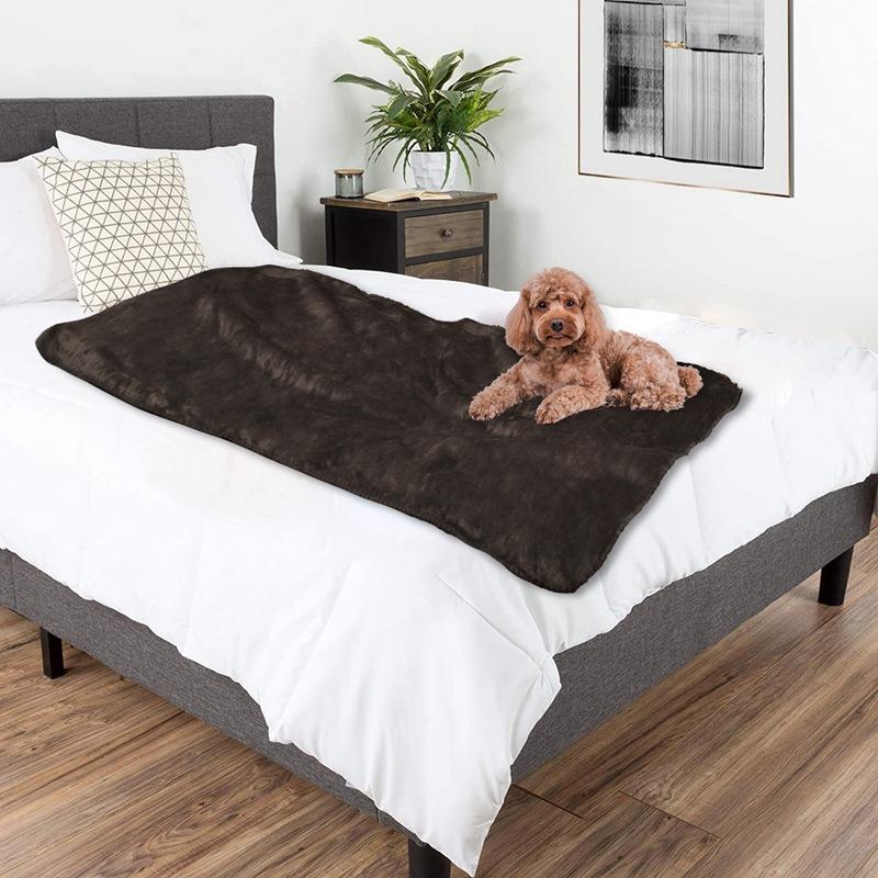 Sherpa Pet Blanket Waterproof - All-Season Reversible Fleece Mat for Dogs & Cats, Soft Washable Pad for Crate, Bed, Sofa 75x100CM темно-коричневого кольору
Sherpa Pet Blanket Waterproof - All-Season Reversible Fleece Mat for Dogs & Cats, Soft Washable Pad for Crate, Bed, Sofa 75x100CM темно-коричневого кольору