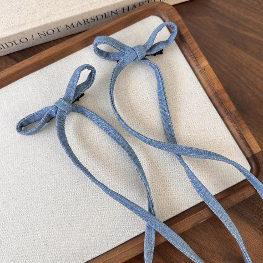 Long Tassel Denim Bow Hair Clip Y2k Balletcore Bow Hairpin Female Hair Accessories синий
Long Tassel Denim Bow Hair Clip Y2k Balletcore Bow Hairpin Female Hair Accessories синий