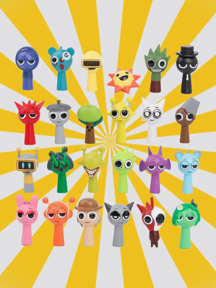 Фигурки Спрунки Sprunki incredibox детские игрушки 24 шт набор 4,5-5 см 4.5 різнокольоровий
Фигурки Спрунки Sprunki incredibox детские игрушки 24 шт набор 4,5-5 см 4.5 різнокольоровий