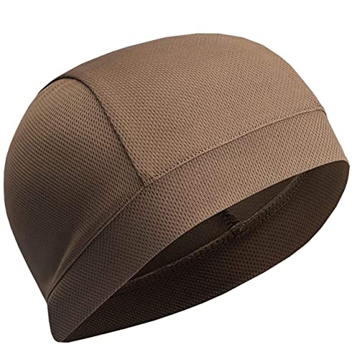 WHITE FANG Внутренняя шапка-бини с сеткой, впитывающая пот, быстросохнущая, мужская CA467 (коричневый)
WHITE FANG Внутренняя шапка-бини с сеткой, впитывающая пот, быстросохнущая, мужская CA467 (коричневый)
