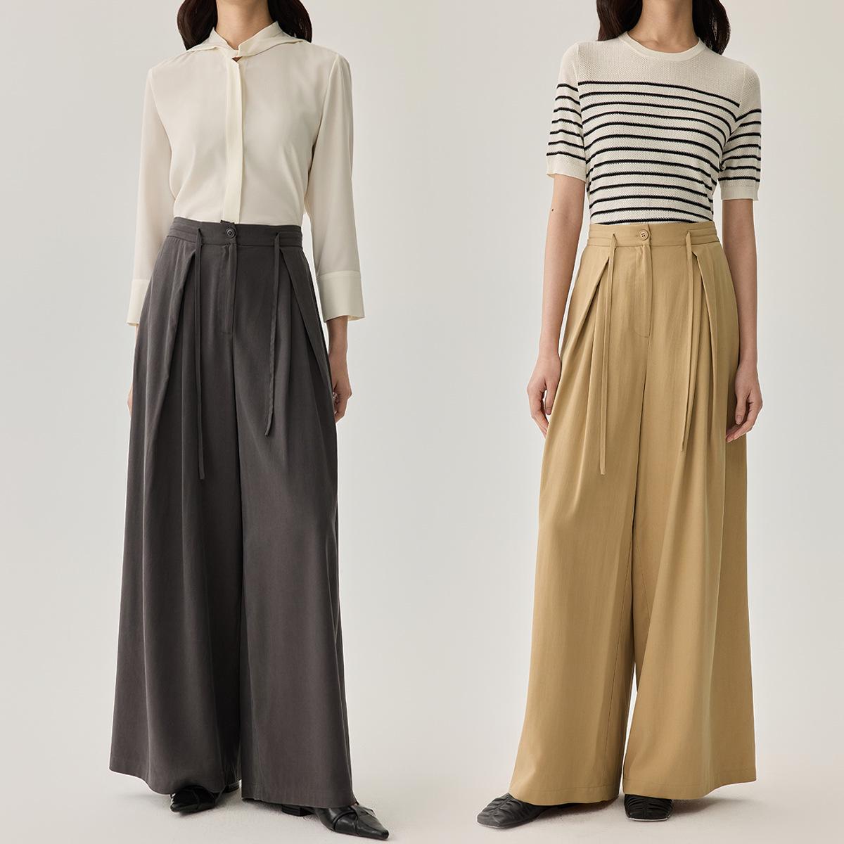 Mulberry Silk High Waist Plus Size Wide Leg Pants Skirt for Women, 2025 Collection XL - 140 Jin
Mulberry Silk High Waist Plus Size Wide Leg Pants Skirt for Women, 2025 Collection XL - 140 Jin