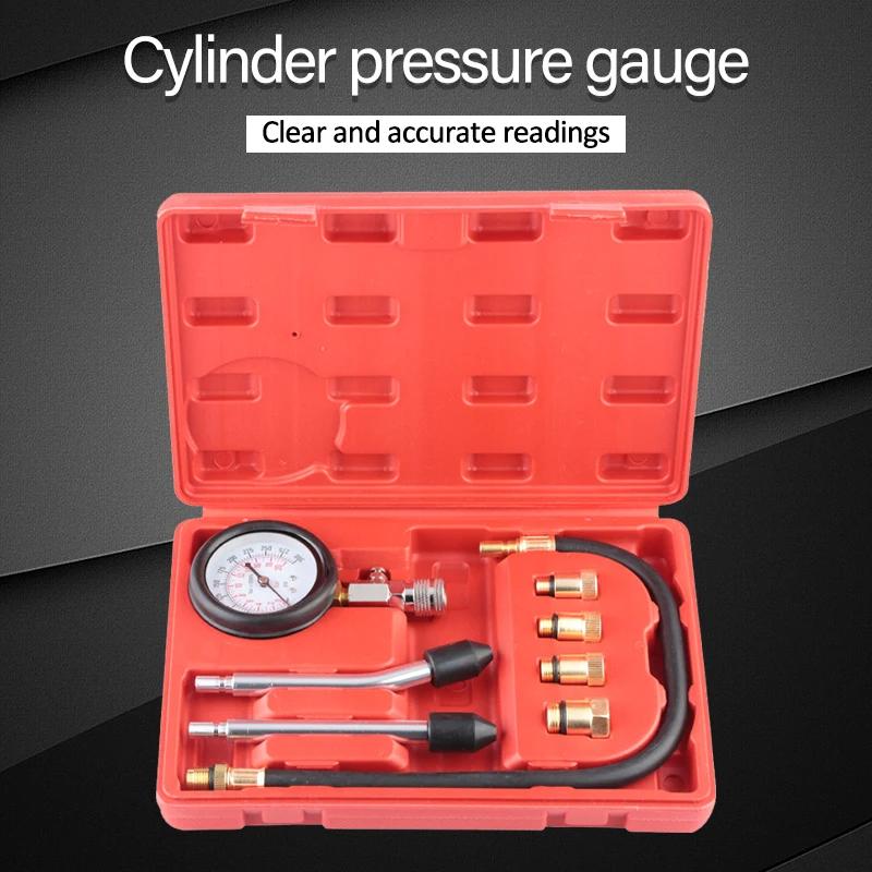 Gasoline Engine Compression Tester Cylinder Pressure Gauge Automobile Motorcycle Petrol Engine Inspection Car Test Manometer Kit
Gasoline Engine Compression Tester Cylinder Pressure Gauge Automobile Motorcycle Petrol Engine Inspection Car Test Manometer Kit